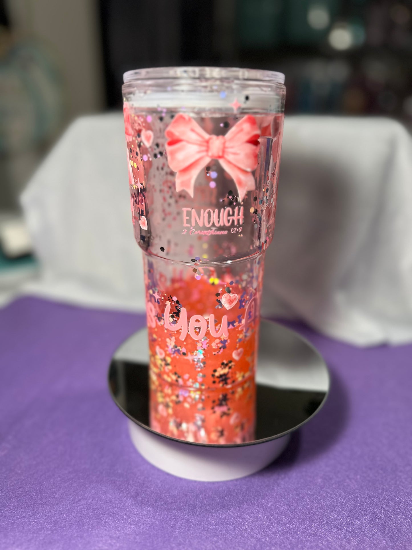 20oz TUMBLER W/TAPPERED BOTTOM (acrylic)