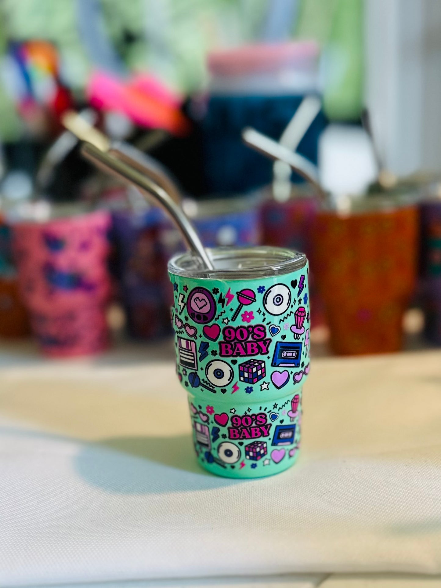 Mini 3oz Metal Tumblers