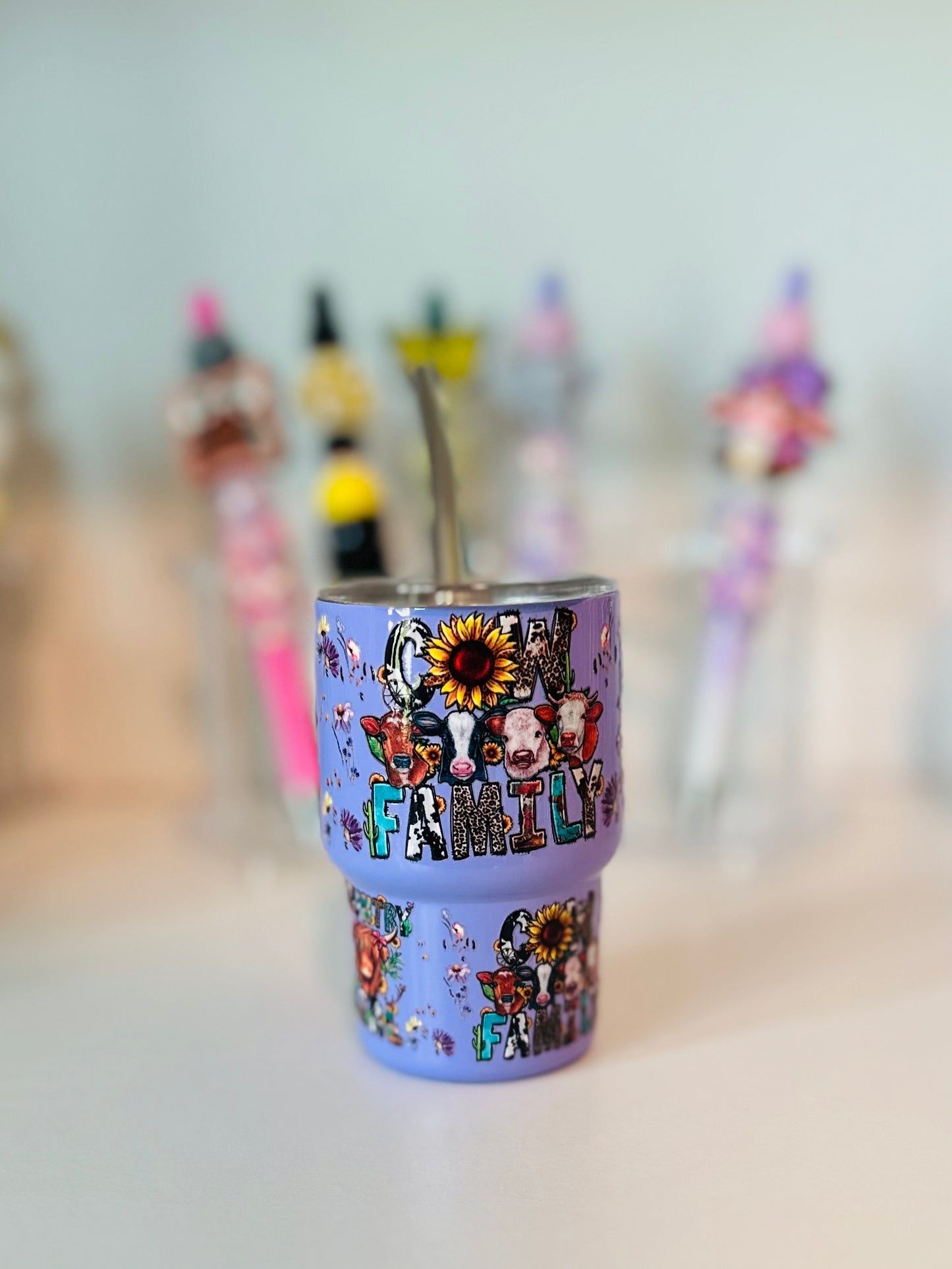 Mini 3oz Metal Tumblers