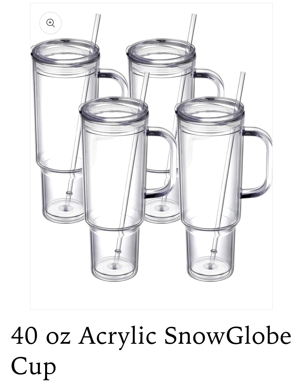 40oz ACRYLIC TUMBLERS