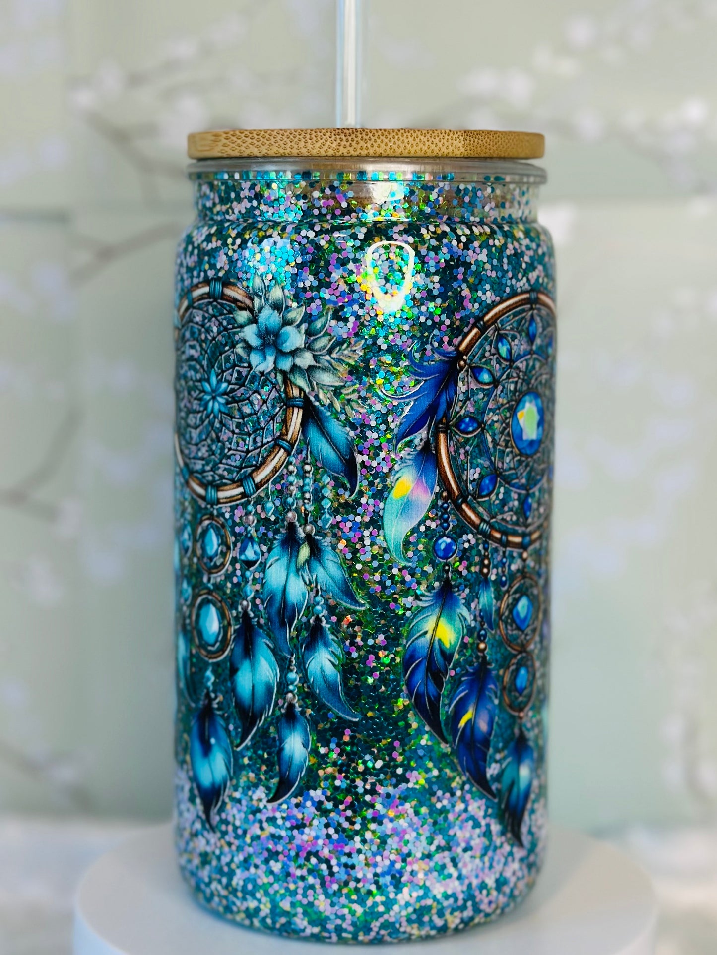 16oz Dream Catcher Snow Globe Cup