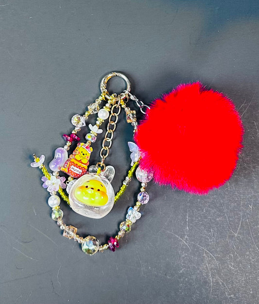 BEADED PHONE WRISTLETS/BAG CHARMS