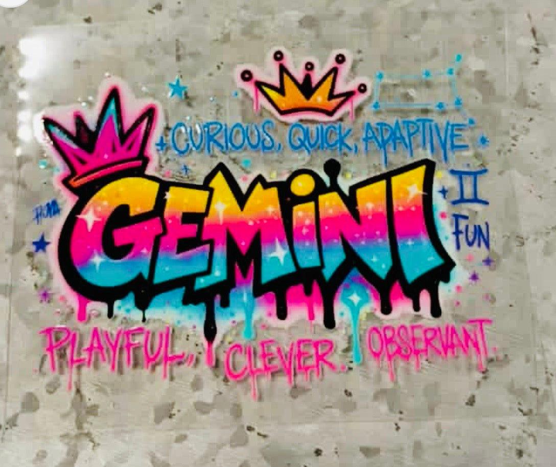 ZODIAC UV DTF CUP WRAPS