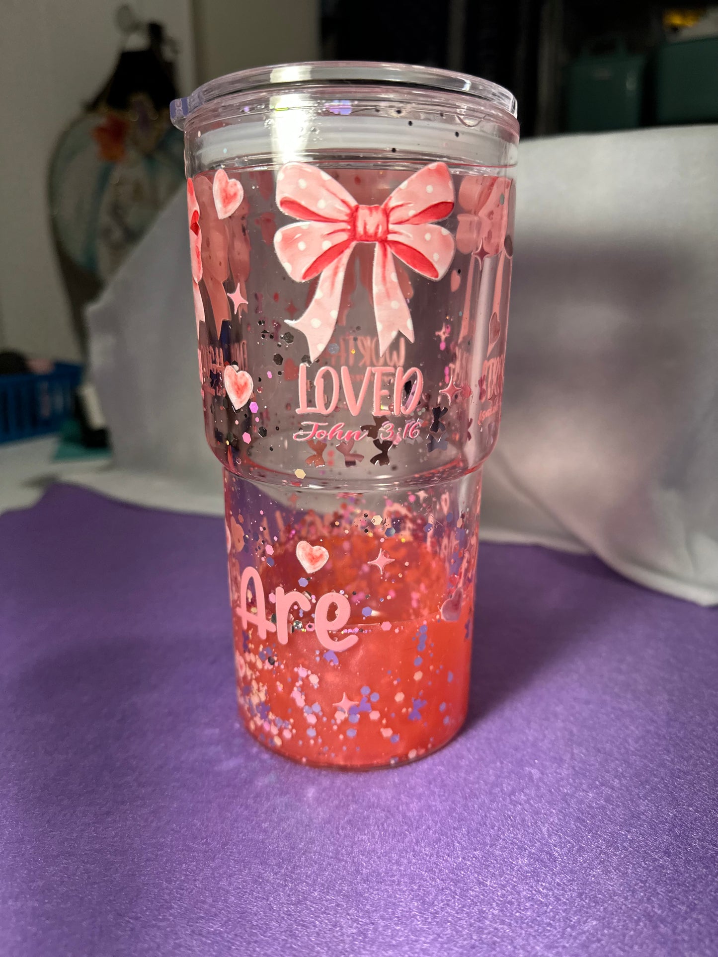20oz TUMBLER W/TAPPERED BOTTOM (acrylic)