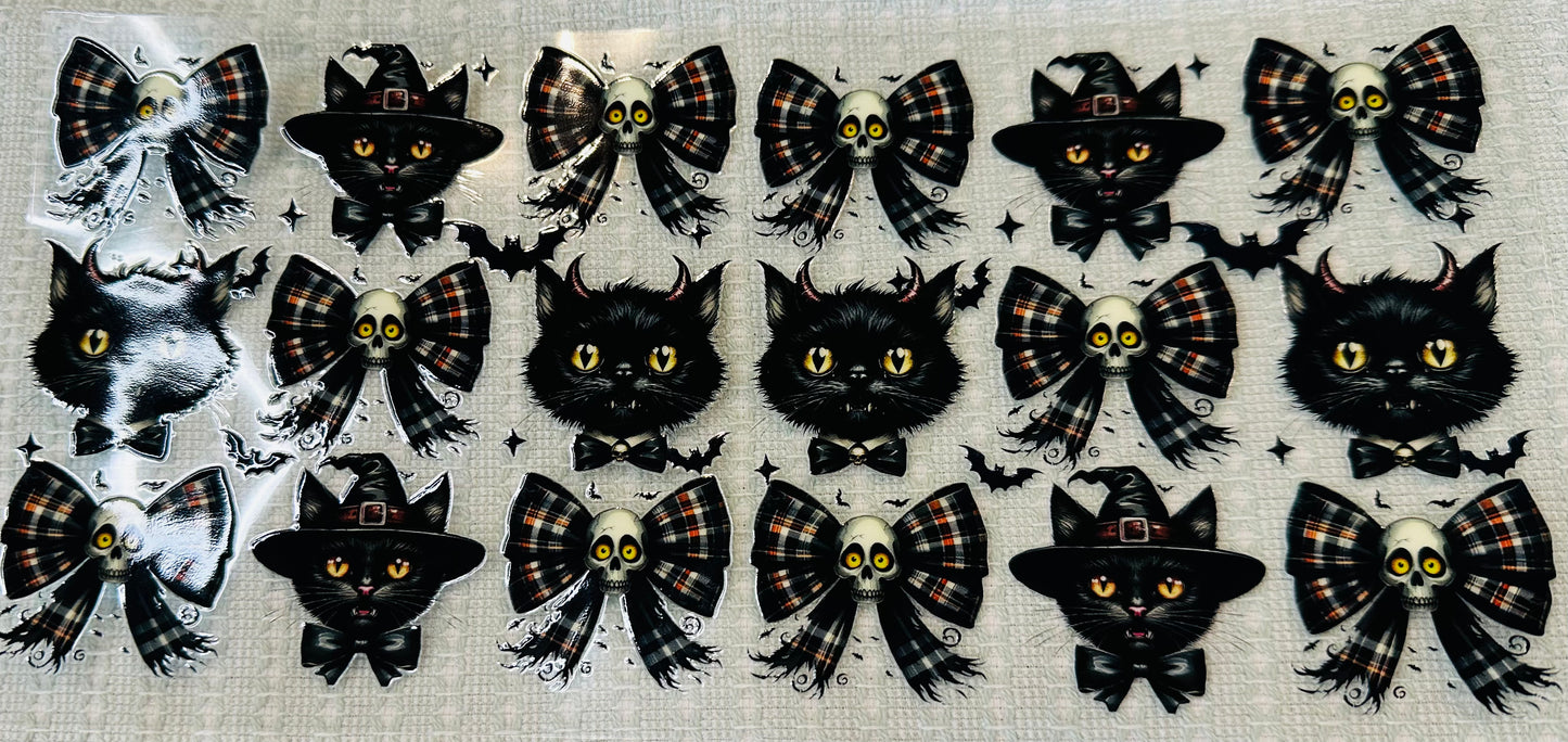 #201 BLACK CAT BLACK BOW