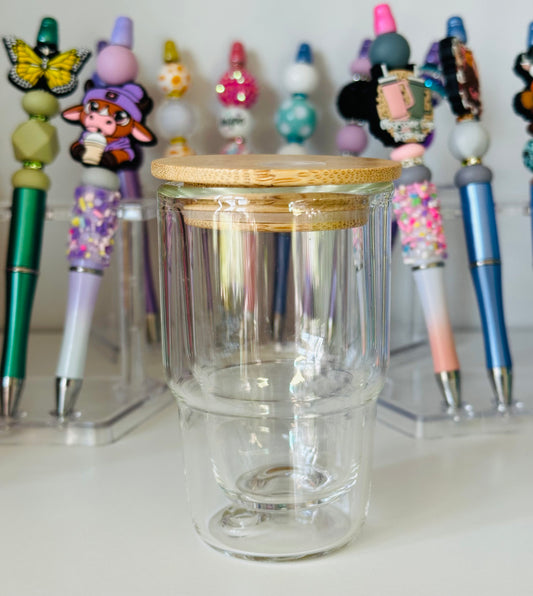 4oz Glass Snow Globe Cups
