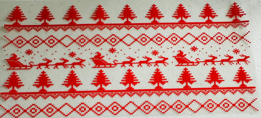 #246 CHRISTMAS RED DECOR