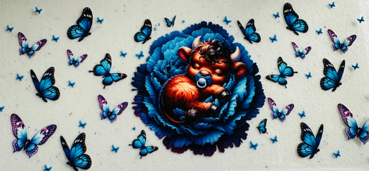 #284 BABY COW DARK BLUE