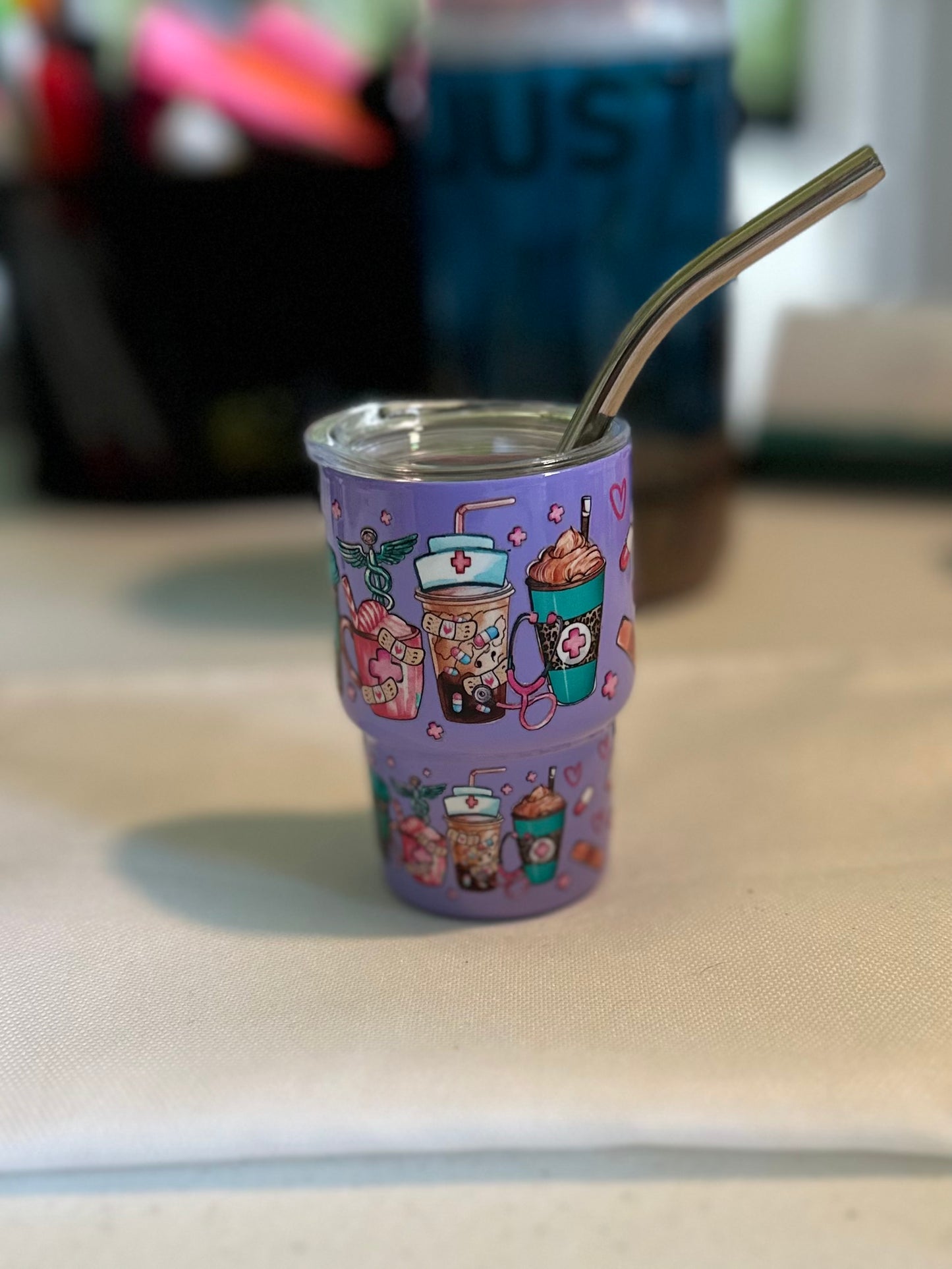 Mini 3oz Metal Tumblers