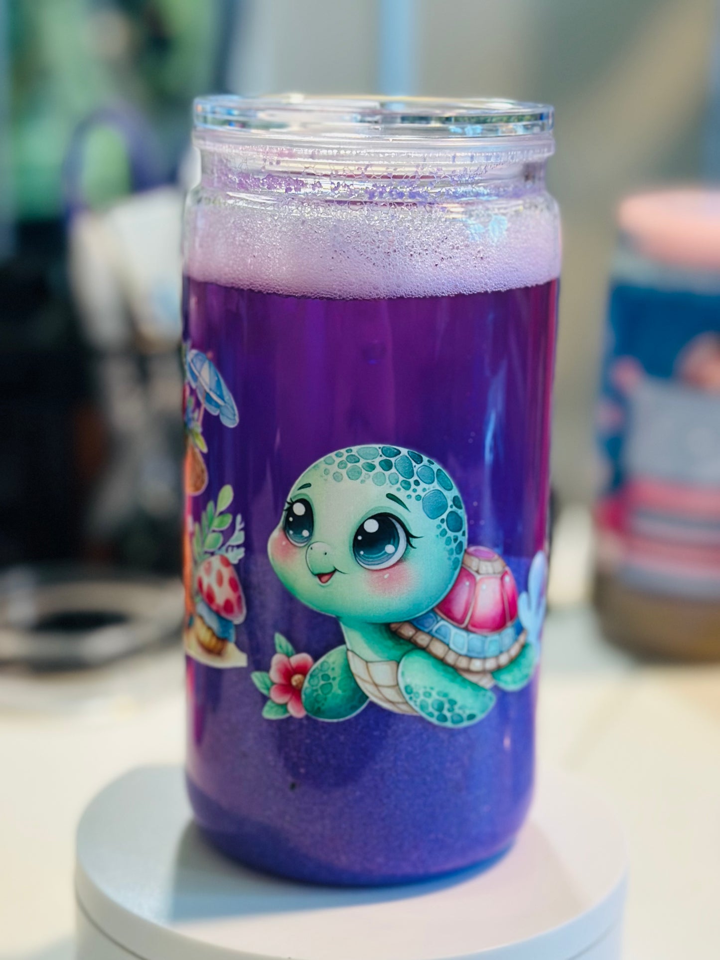 Purple Beach 16oz Acrylic Cup