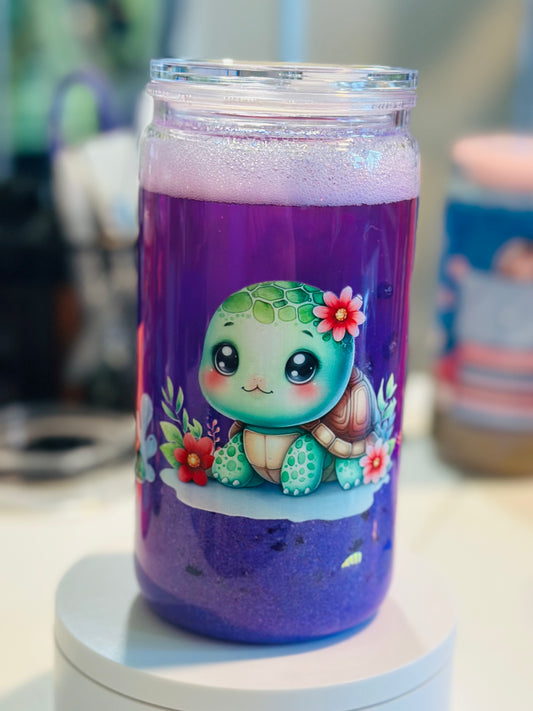 Purple Beach 16oz Acrylic Cup
