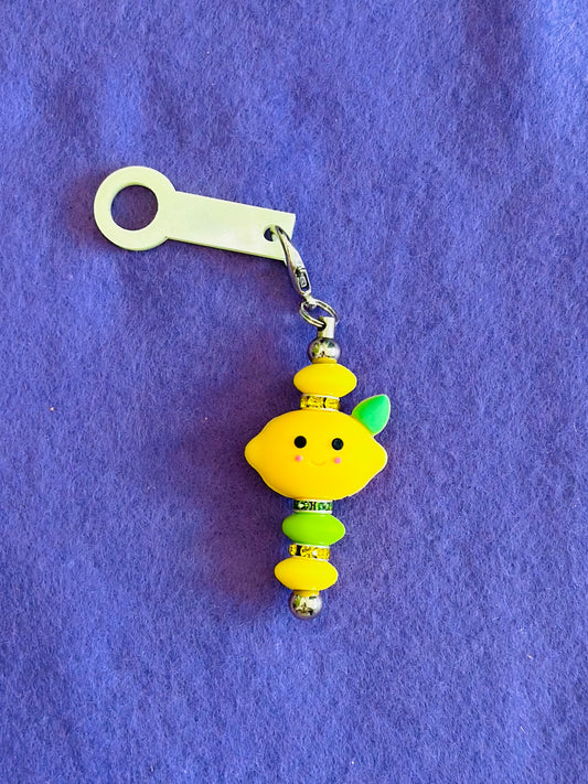 Lemon Straw Charm