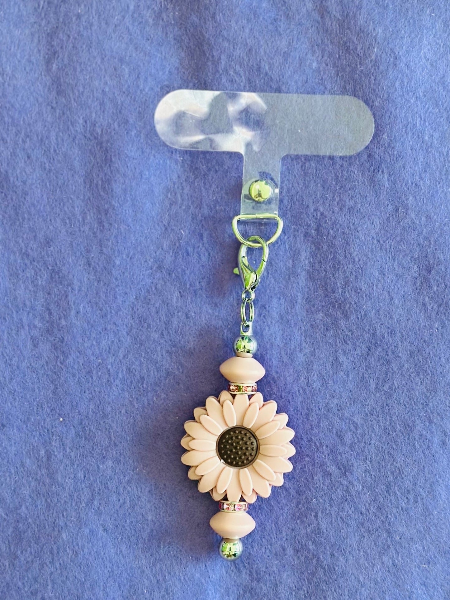 Rose Pink Phone Charm