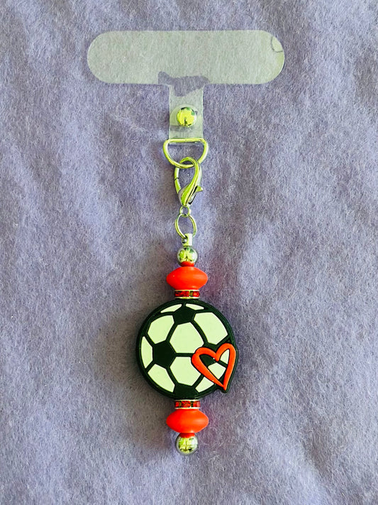 Soocer Phone Charm