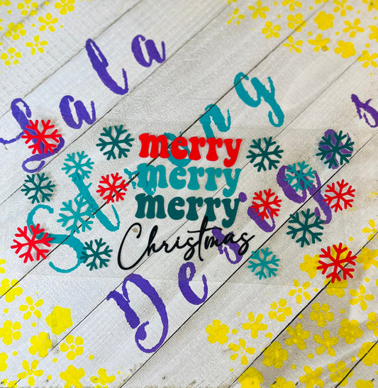 #221 MERRY MERRY CHRISTMAS