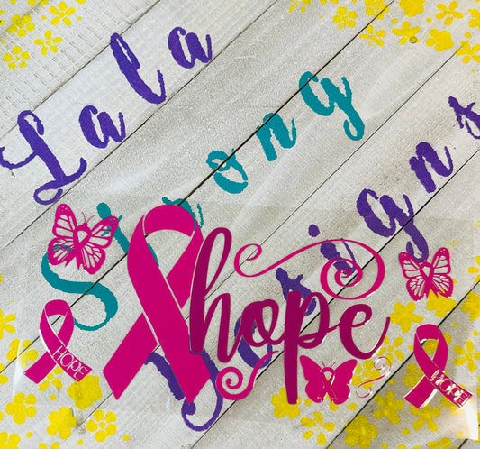 #98 BREAST CANCER RIBBON