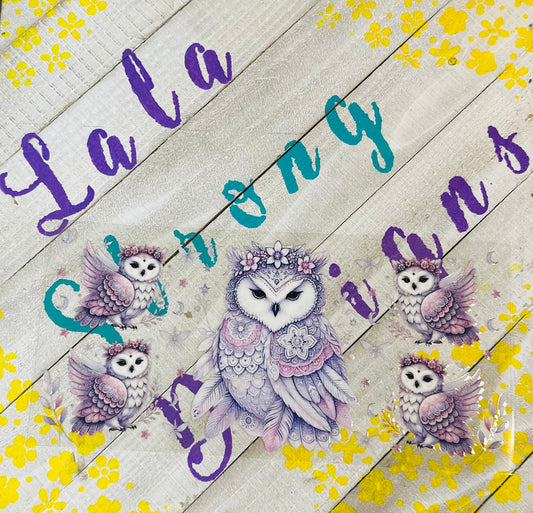 #278 OWL (LIGHT PURPLES)