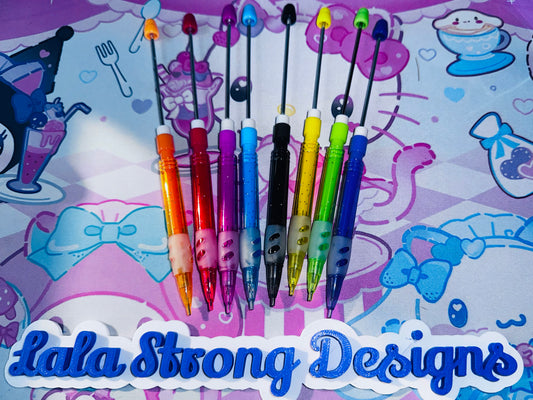 CUSTOM BEADED MECHANICAL PENCIL