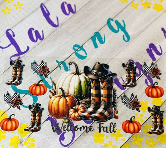 #172 WELCOME FALL WESTERN
