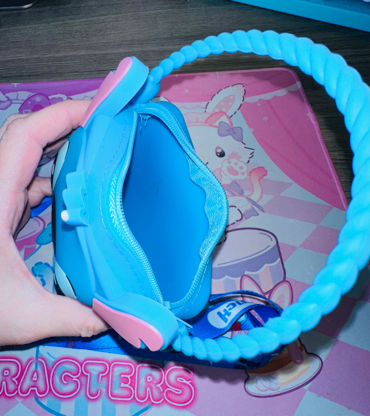 BLUE GUY PURSE