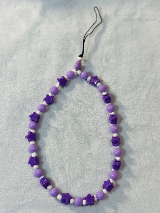 CELL PHONE CHARM PURPLES