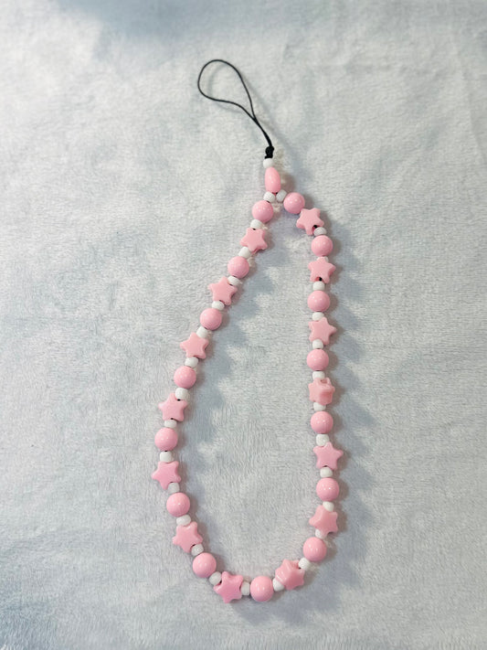 CELL PHONE CHARMS LIGHT PINK