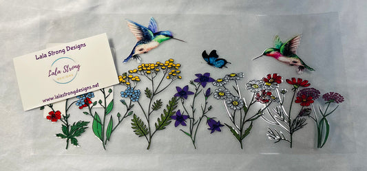 #18 HUMMING BIRDS FLOWERS