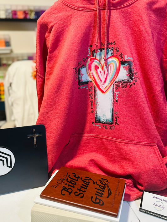 HEART CROSS HOODIE