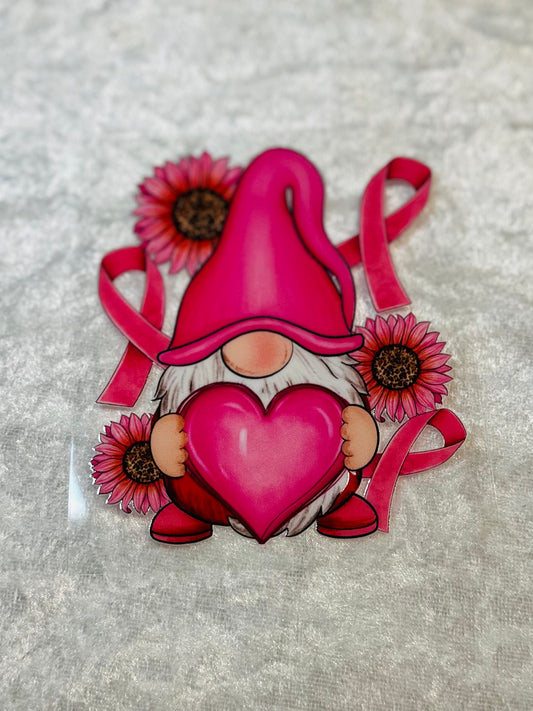#479 PINK GNOME CANCER AWARENESS 4IN