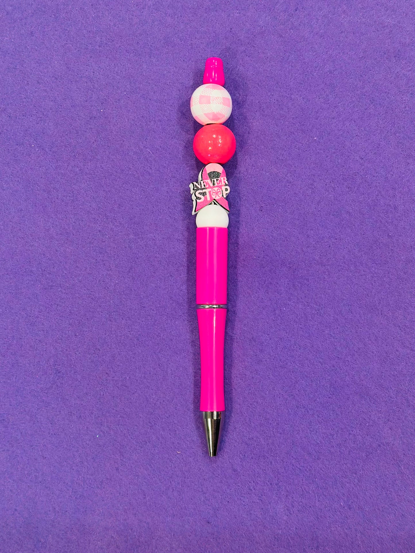BREAST CANCER BEADED PENS