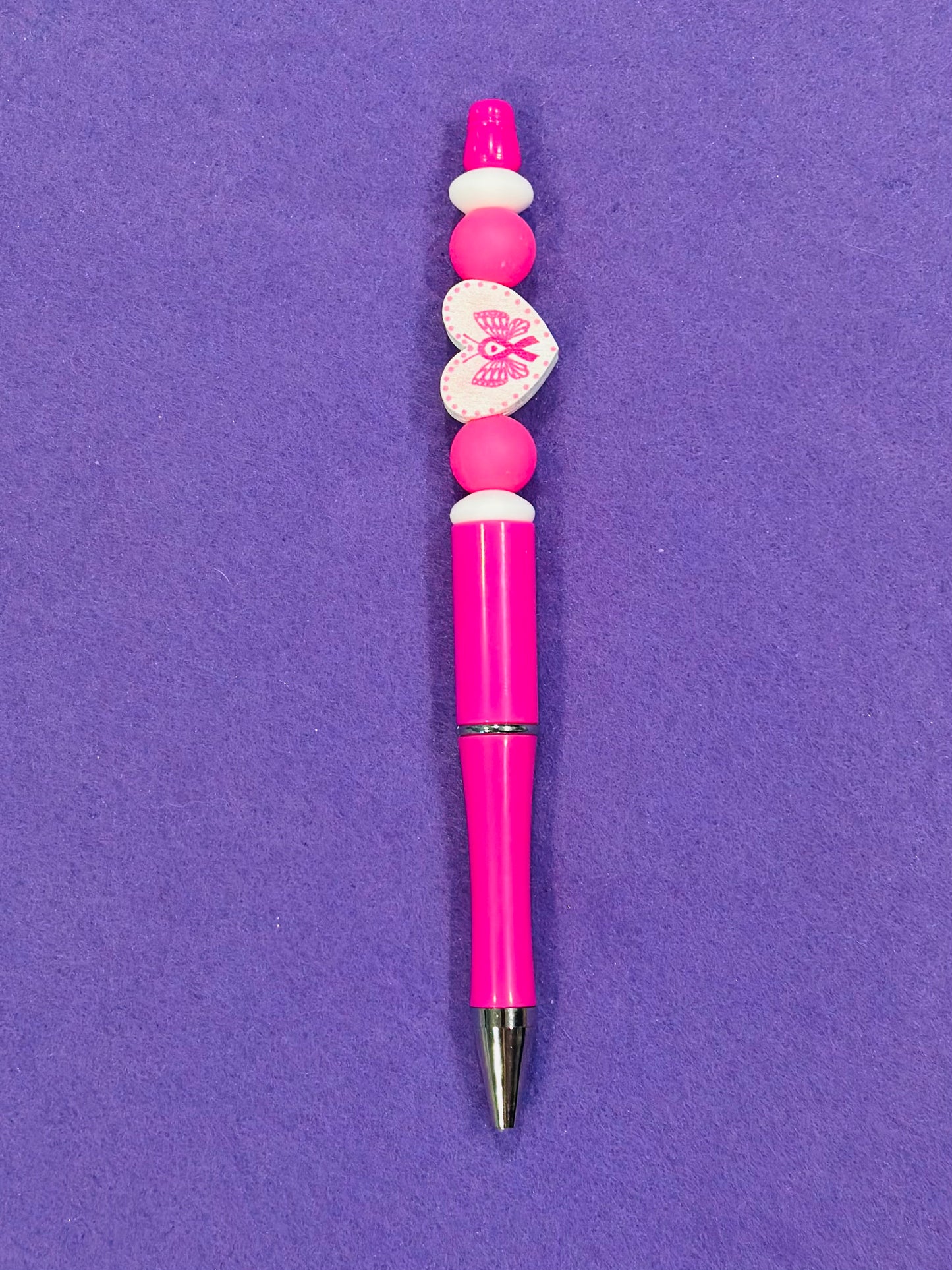 BREAST CANCER BEADED PENS