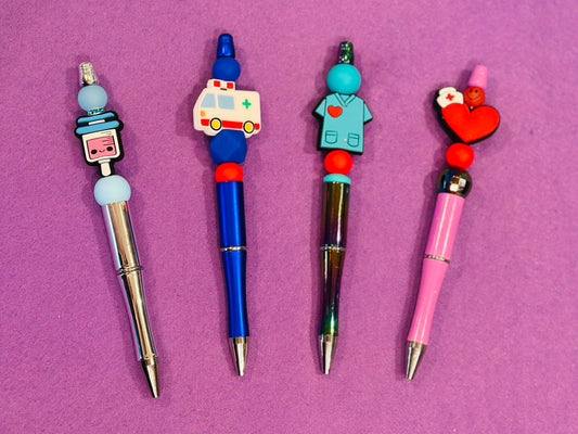 MEDICAL THEMED BEADED PENS