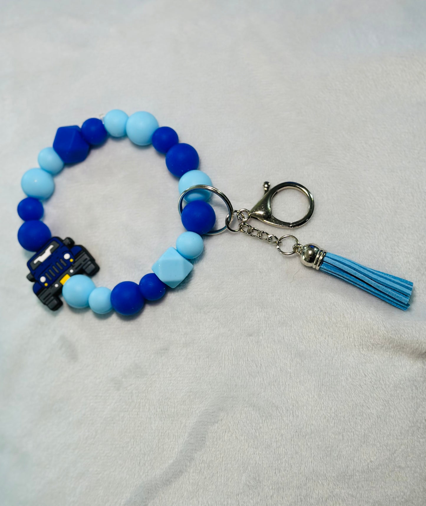 BEADED WRISTLET KEYCHAINS