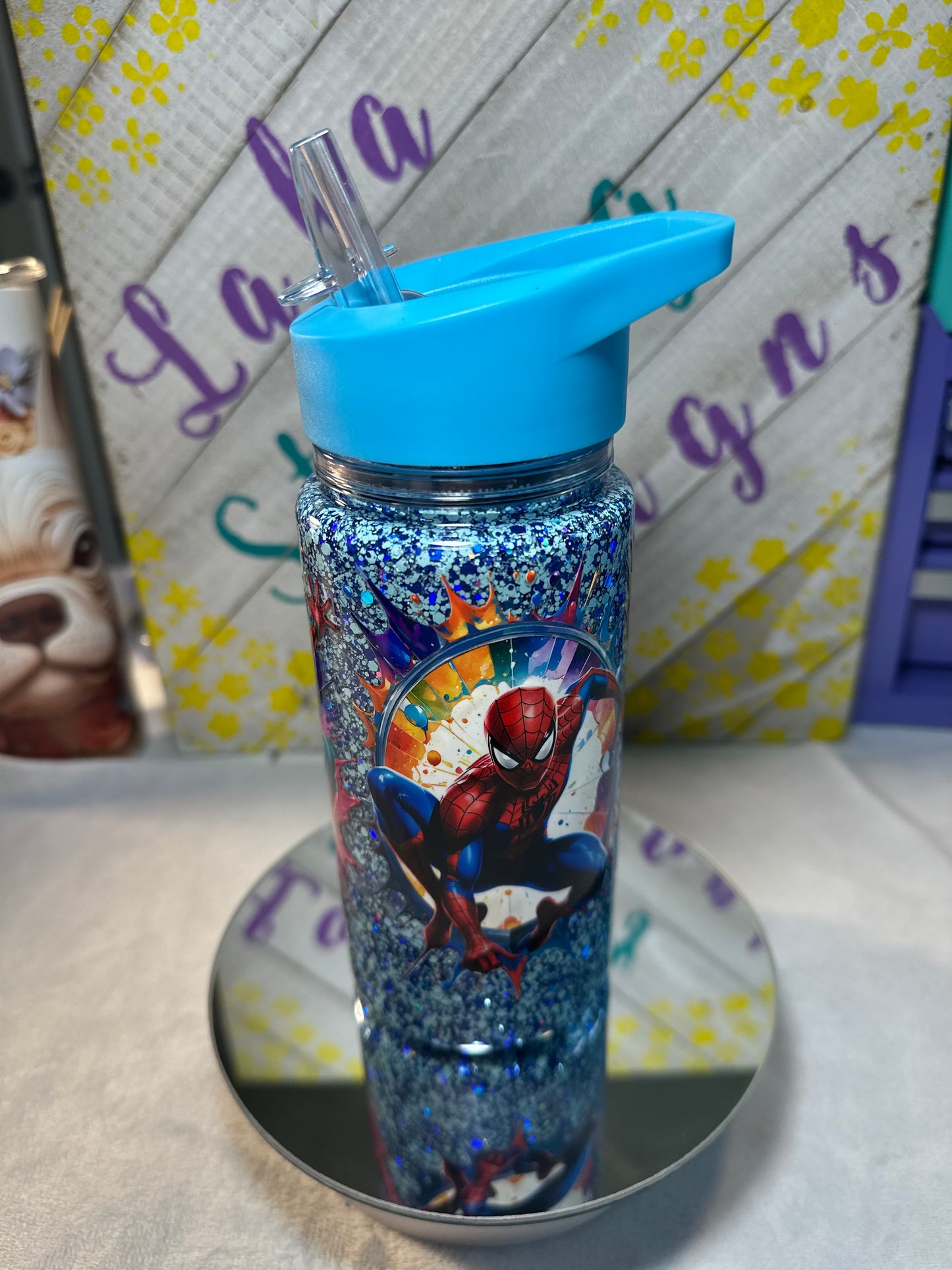 10oz Acrylic Snow Globe Kids Cup