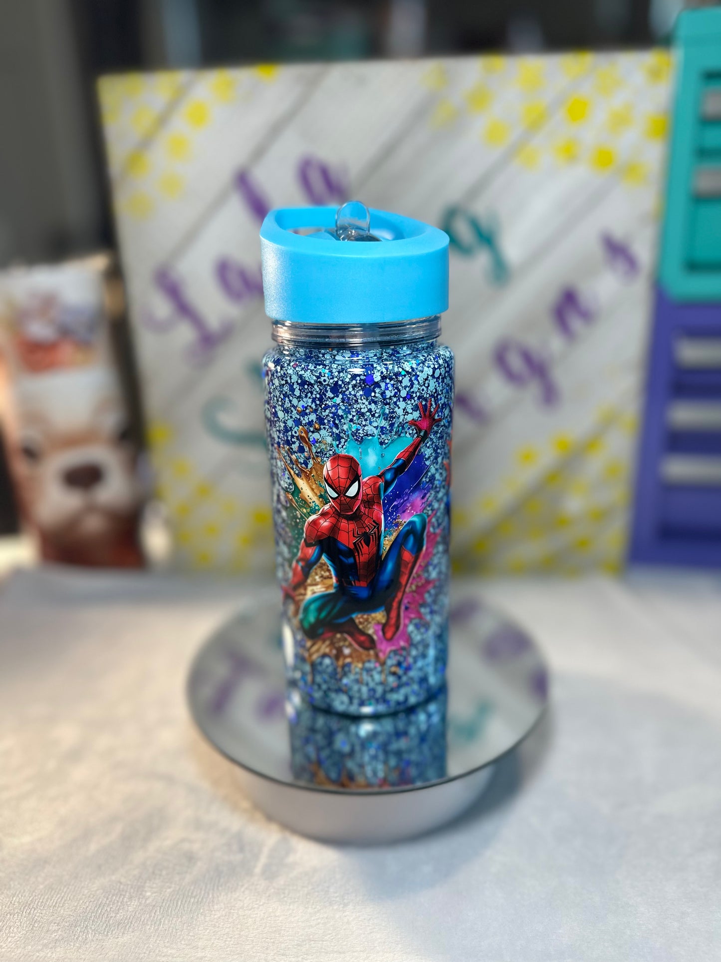 10oz Acrylic Snow Globe Kids Cup