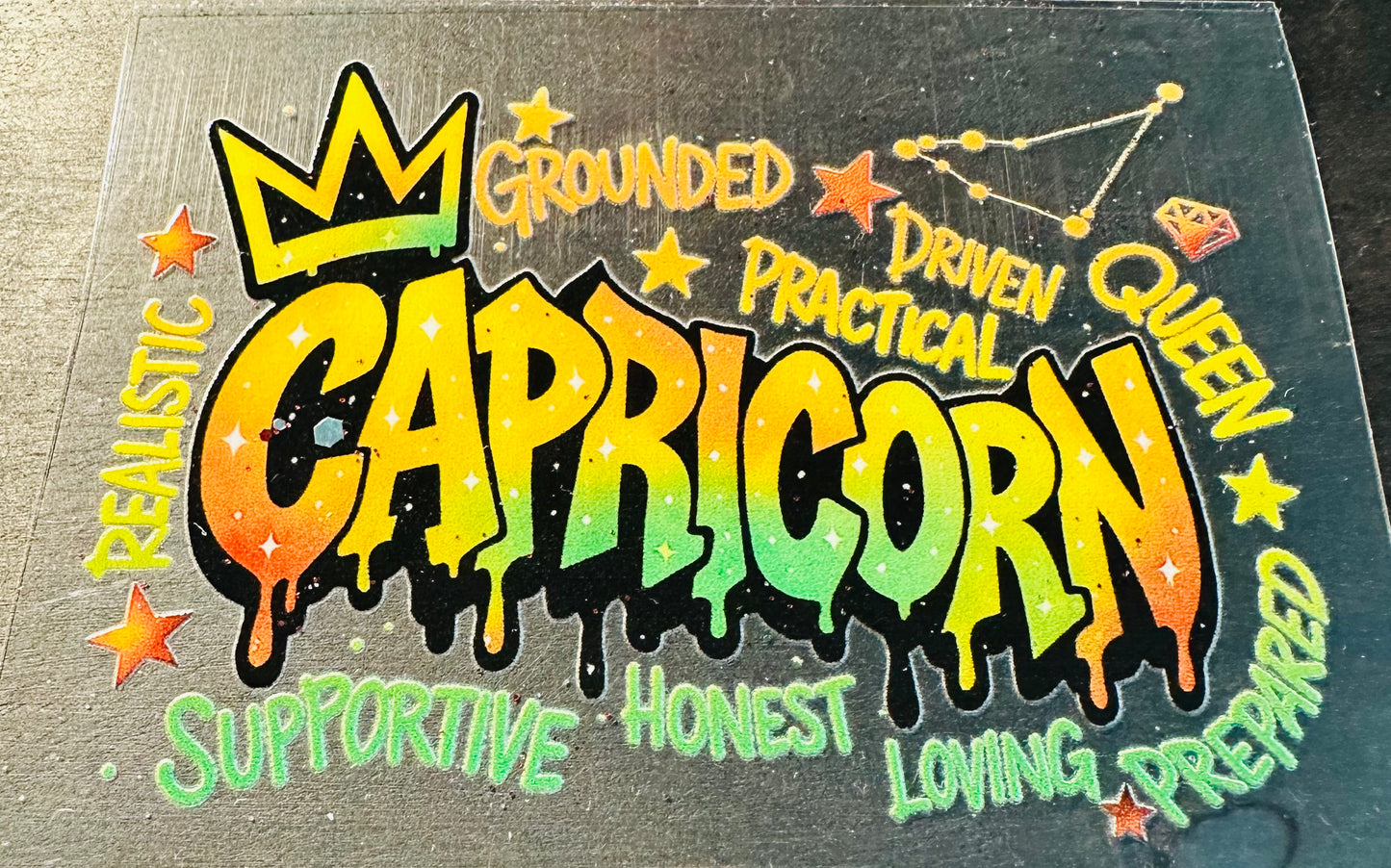 4 INCH UV DTF ZODIAC DECALS