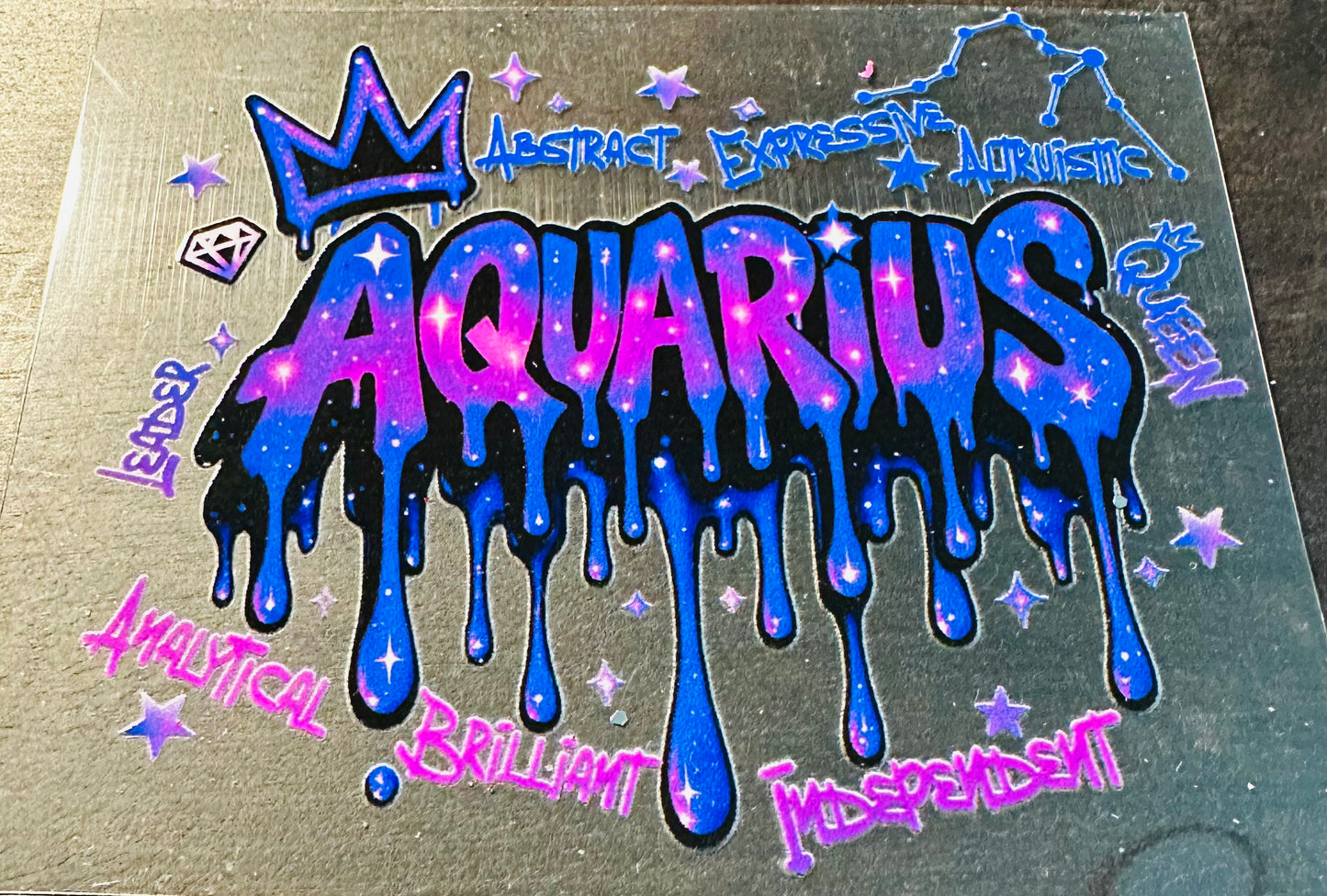 4 INCH UV DTF ZODIAC DECALS