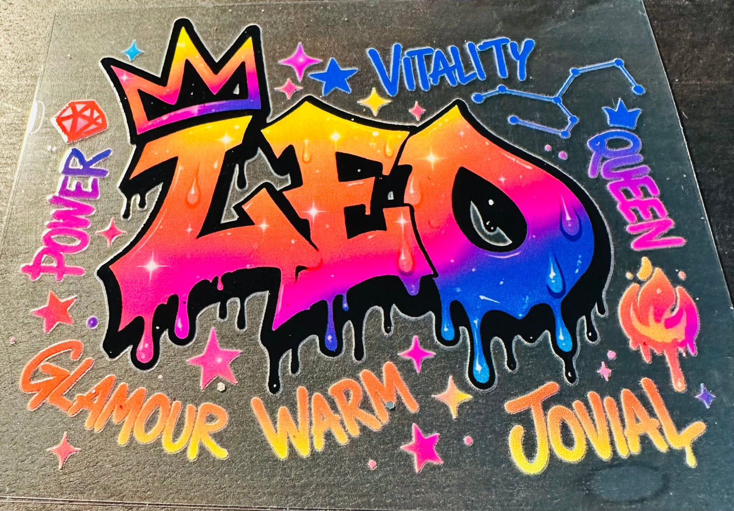 4 INCH UV DTF ZODIAC DECALS