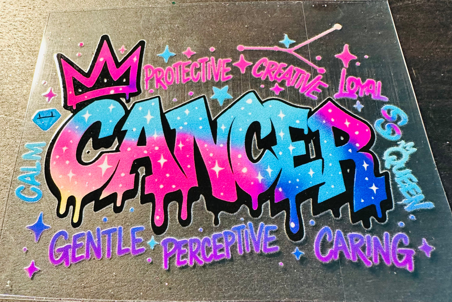 4 INCH UV DTF ZODIAC DECALS