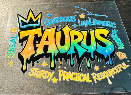 4 INCH UV DTF ZODIAC DECALS