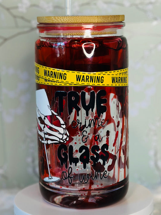 16oz True Crime Snow Globe Cup