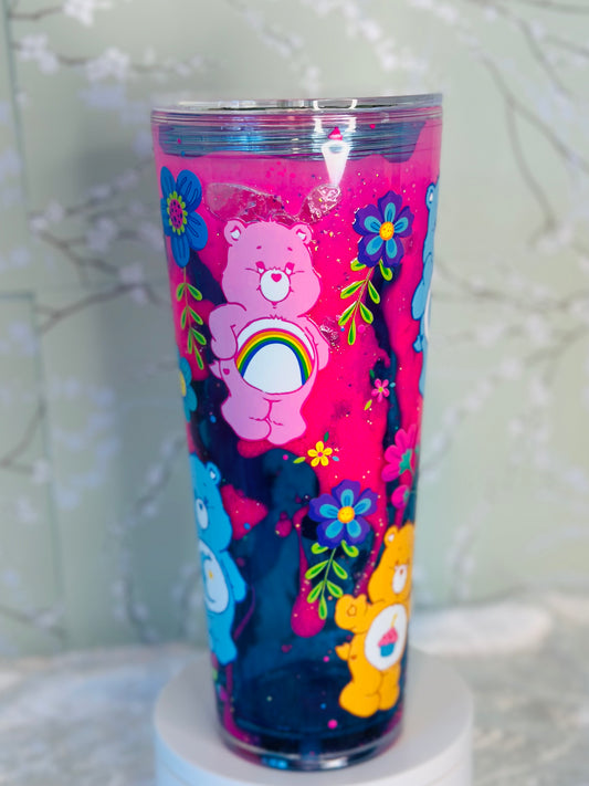 24oz Care Bears Snow Globe Cup