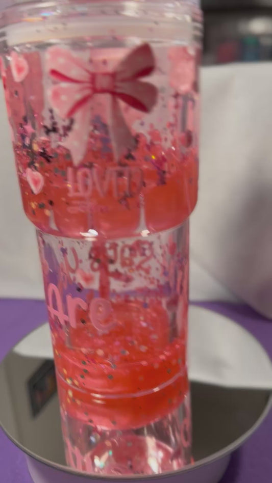 20oz TUMBLER W/TAPPERED BOTTOM (acrylic)